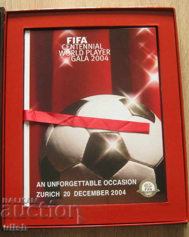 Album de lux FIFA Centennial World Player Gala 2004 cu preț 99.00 BGN | € 50.62