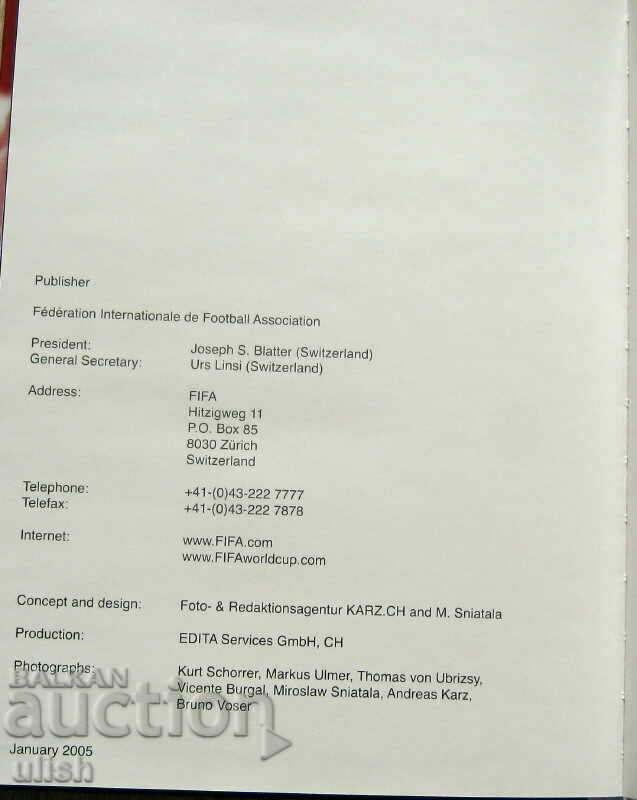 Album de lux FIFA Centennial World Player Gala 2004 - 6