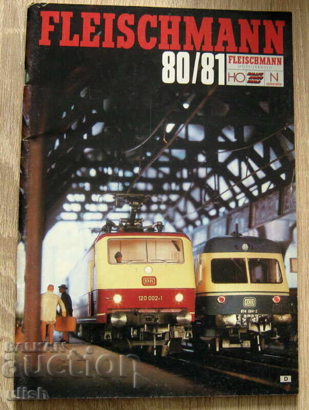 Fleischmann 80/81 catalog train Fleischmann 80/81 catalog train