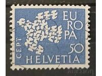 Elveţia 1961 Europa CEPT Păsări