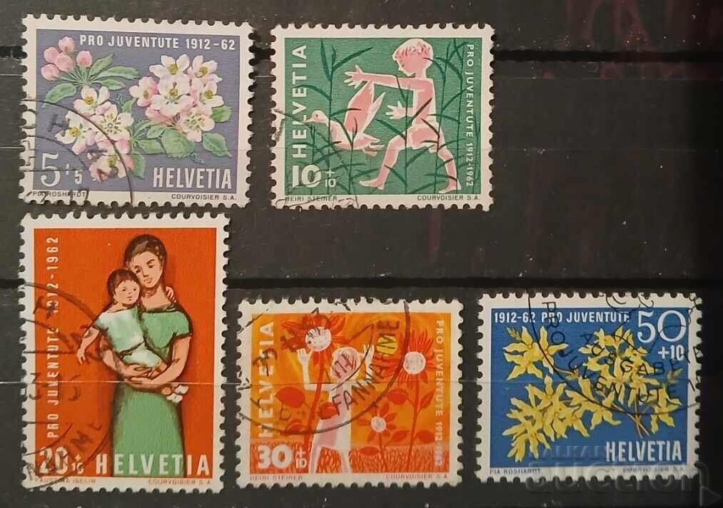Switzerland 1962 Flowers/Birds