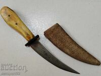 Old dagger with kanya curved dagger turkish knife kinjal akulak