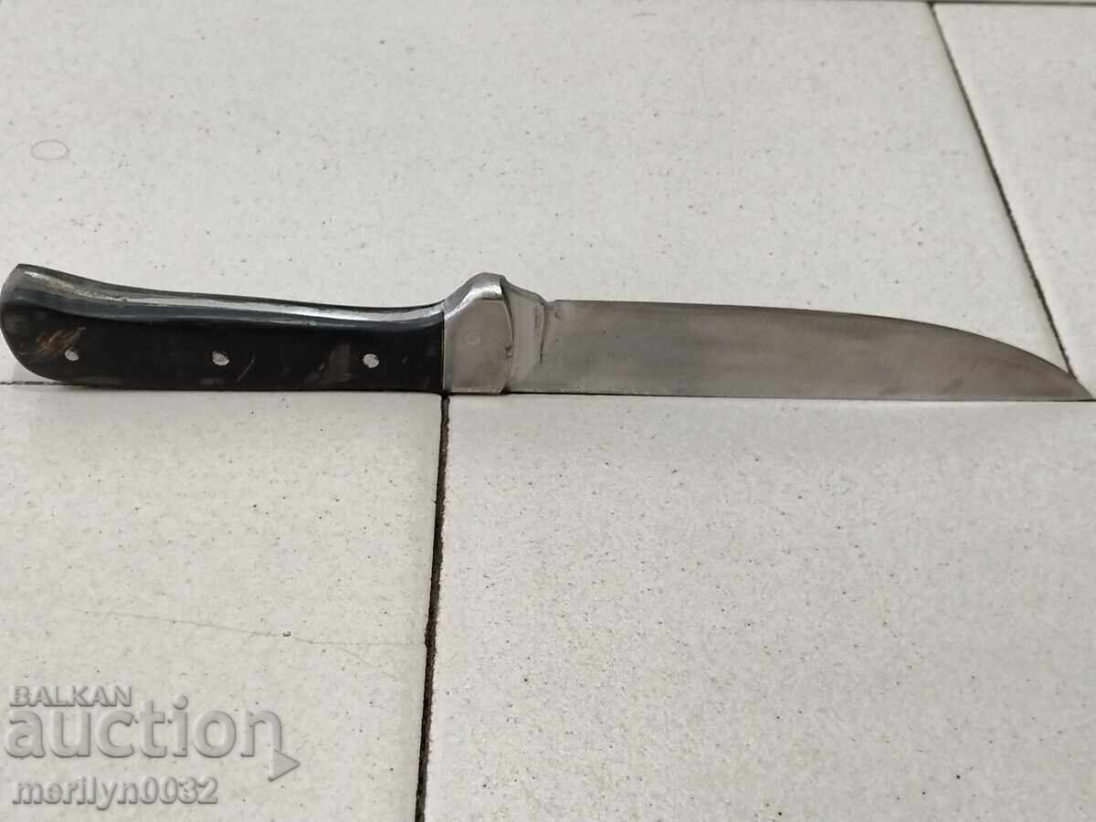 Delivery of Old tourist knife with buffalo horn handles