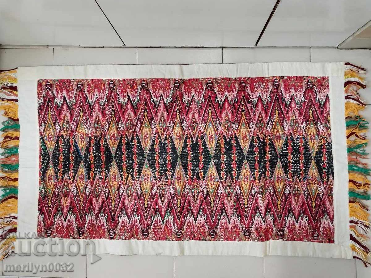 Tapiserie veche pentru panou broderie perete, tablou covor - 6