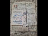 Bill of lading 1946 BDZ.