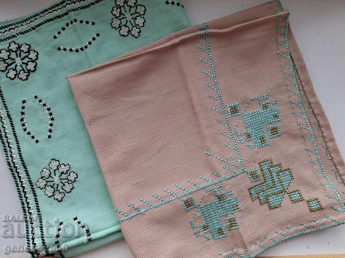 Two embroidered table runners Two embroidered table runners