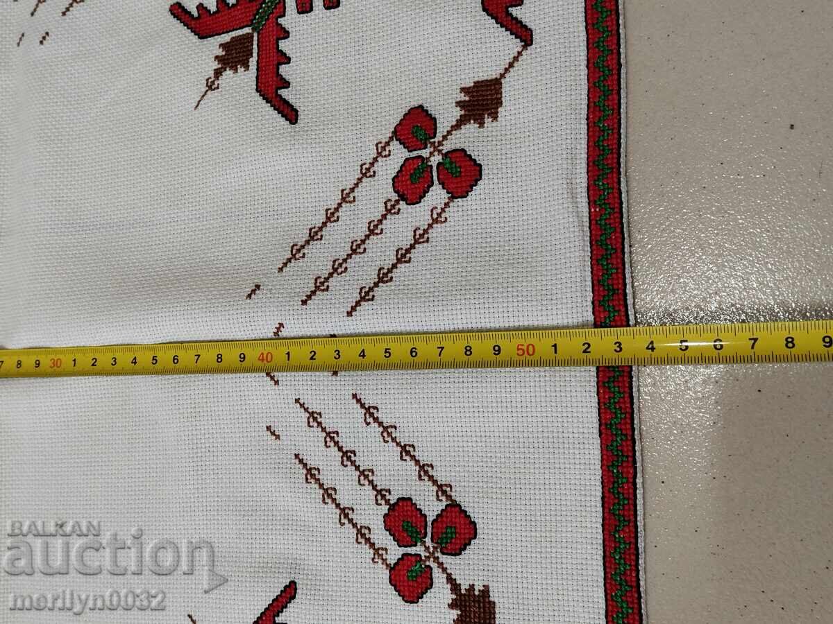 Старо бродирано каре, покривка, мильо, българска бродерия - 6 Старо бродирано каре, покривка, мильо, българска бродерия - 6