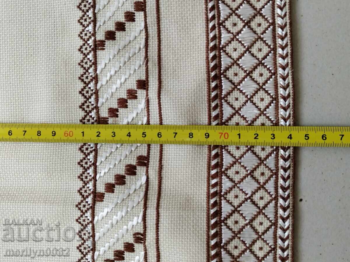 Old embroidered check, tablecloth, milo, Bulgarian embroidery - 5 Old embroidered check, tablecloth, milo, Bulgarian embroidery - 5