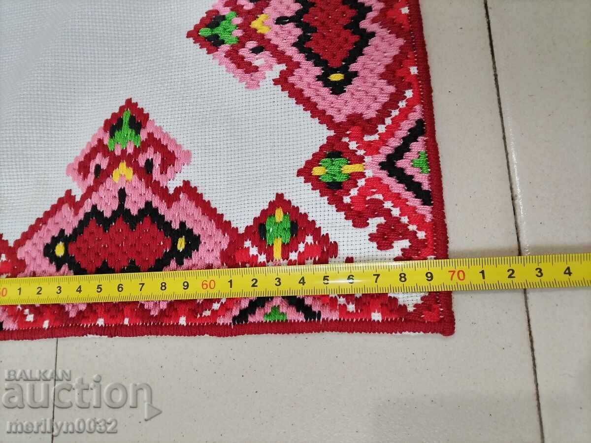 Delivery of Old embroidered check, tablecloth, milo, Bulgarian embroidery Delivery of Old embroidered check, tablecloth, milo, Bulgarian embroidery