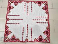 Old embroidered check, tablecloth, milo, Bulgarian embroidery