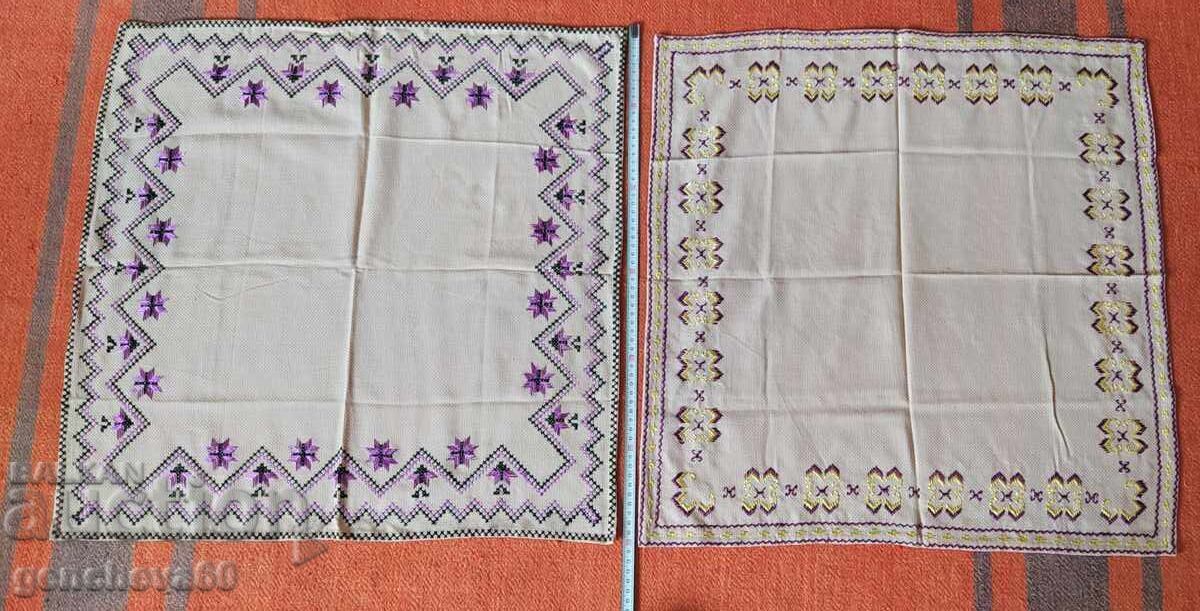 Hand embroidered plaids Hand embroidered plaids