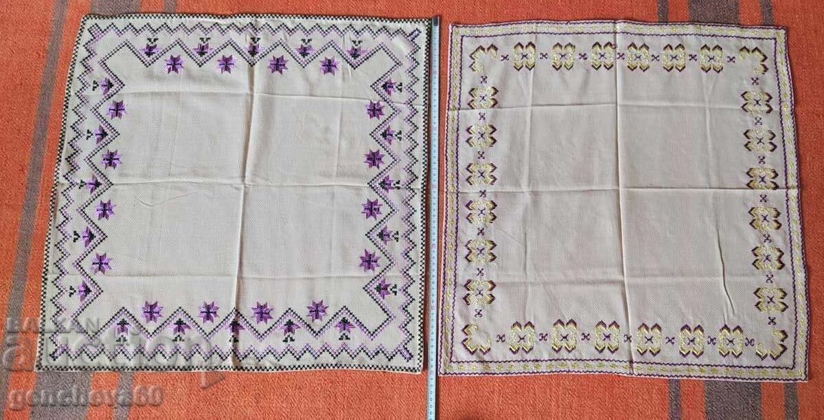 Hand embroidered plaids Hand embroidered plaids