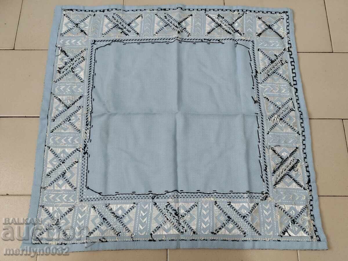 Delivery of Old embroidered check, tablecloth, milo, Bulgarian embroidery Delivery of Old embroidered check, tablecloth, milo, Bulgarian embroidery