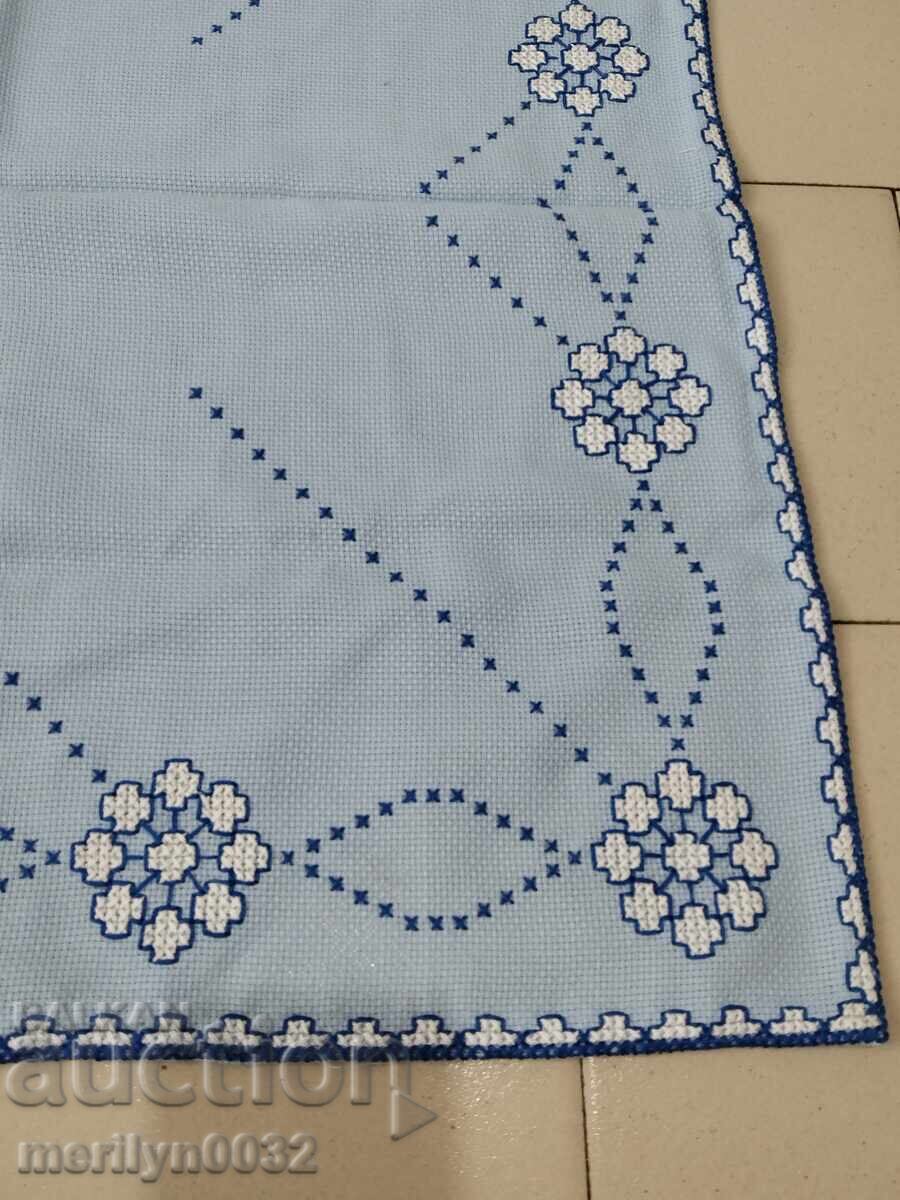 Old embroidered check, tablecloth, milo, Bulgarian embroidery with price 40.00 BGN | € 20.45 Old embroidered check, tablecloth, milo, Bulgarian embroidery with price 40.00 BGN | € 20.45