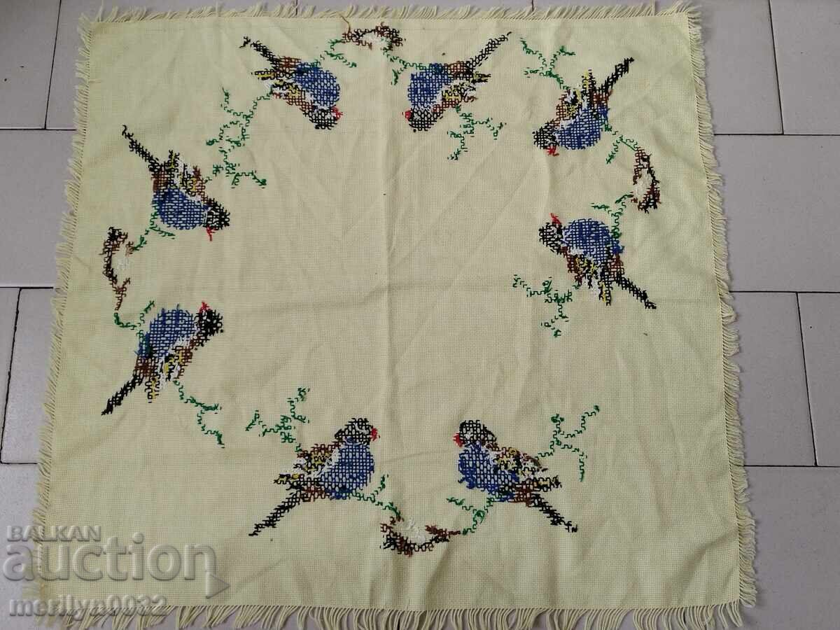 Delivery of Old embroidered check, tablecloth, milo, Bulgarian embroidery Delivery of Old embroidered check, tablecloth, milo, Bulgarian embroidery