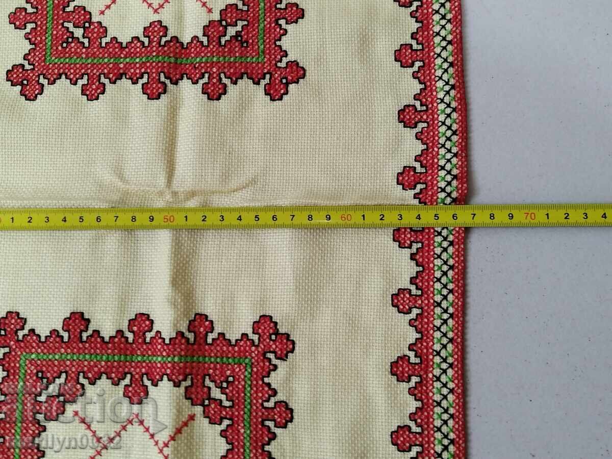 Delivery of Old embroidered check, tablecloth, milo, Bulgarian embroidery Delivery of Old embroidered check, tablecloth, milo, Bulgarian embroidery
