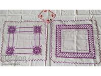 ДВЕ Карета ръчна бродерия-тюл,коприна