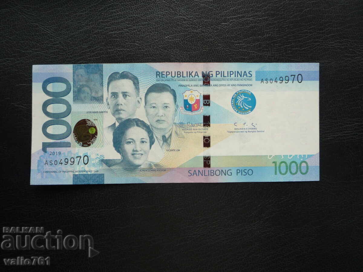 PHILIPPINES 1000 PESOS 2019 NEW UNC PHILIPPINES 1000 PESOS 2019 NEW UNC