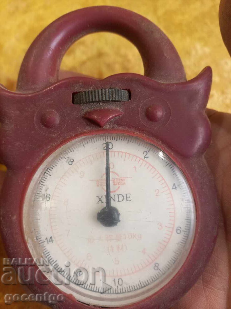 Fishing scale up to 20 kg. STRAIGHT SCREW FOR ZEROING THE SCALE with price 9.50 BGN | € 4.86 Fishing scale up to 20 kg. STRAIGHT SCREW FOR ZEROING THE SCALE with price 9.50 BGN | € 4.86