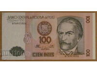 100 INTIS 1987, PERU - UNC