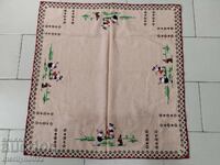 Old embroidered check, tablecloth, milo, Bulgarian embroidery