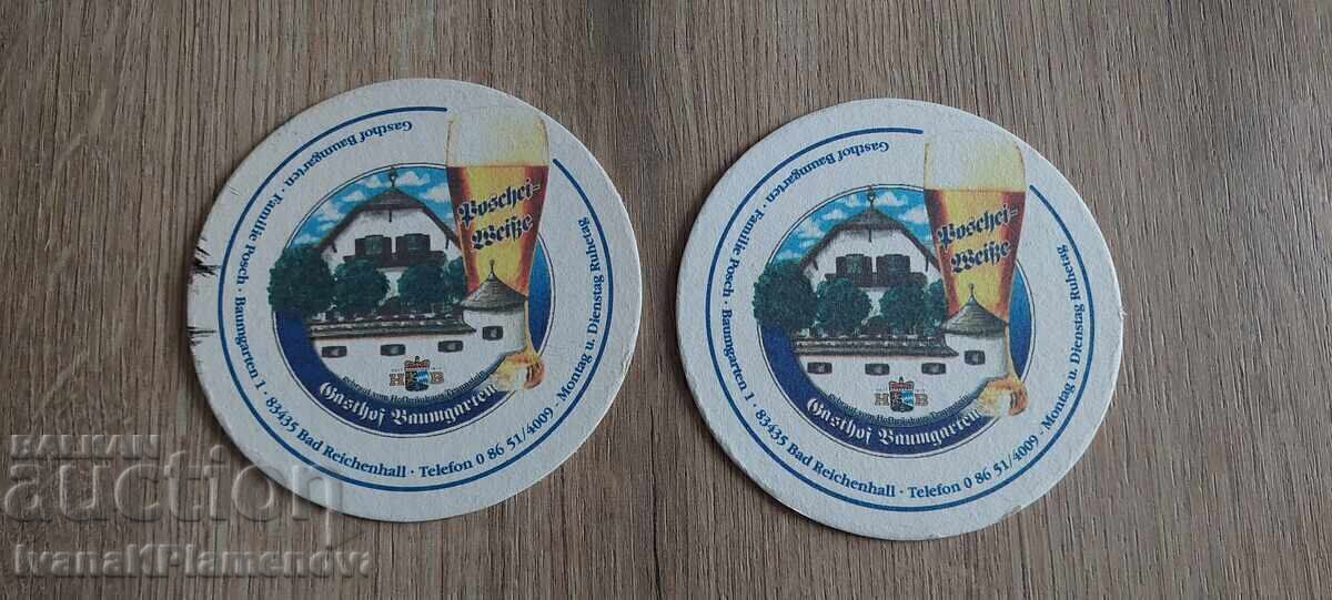 Delivery of Collector's coasters, two pieces