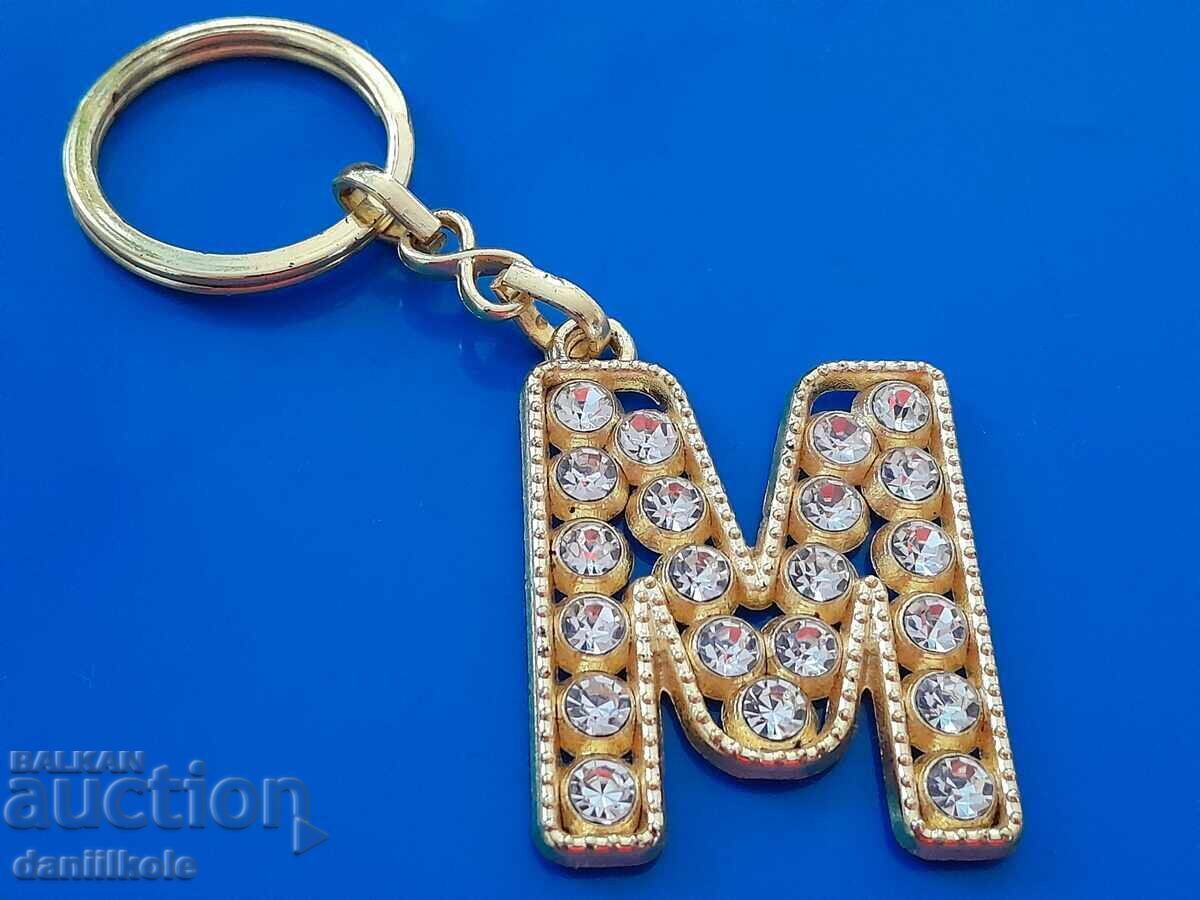 *$*Y*$* CHEIE SCRISOARE „M” CU PIETRE DE ZIRCONIU *$*Y*$* cu preț € 7.90 | 15.45 BGN *$*Y*$* CHEIE SCRISOARE „M” CU PIETRE DE ZIRCONIU *$*Y*$* cu preț € 7.90 | 15.45 BGN