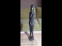 Sculptură în lemn Africa lemn masiv pentru colecționari 36cm