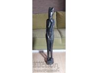 Sculptură în lemn Africa lemn masiv pentru colecționari 36cm