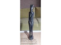 Woodcarving Africa solid wood for collectors 36cm