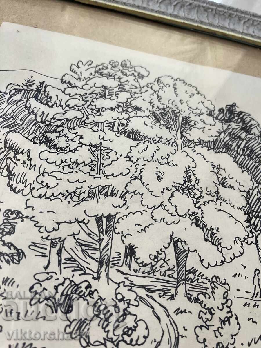 Dimitar Baltev painting - “From Varshets” 1985 - 5