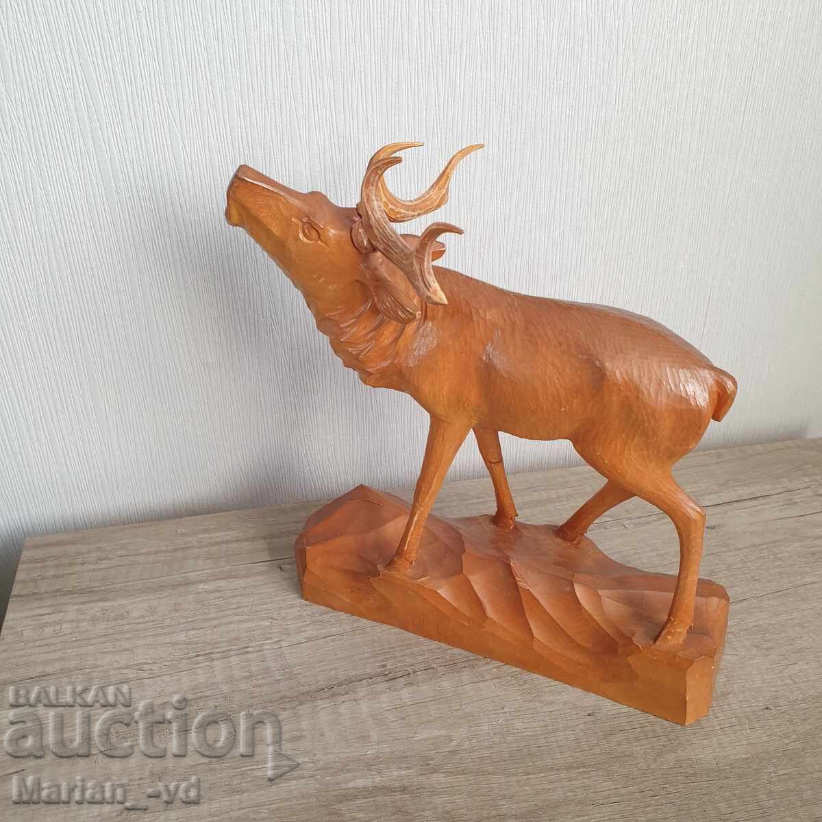 Delivery of Wooden figure of a deer - handmade Delivery of Wooden figure of a deer - handmade