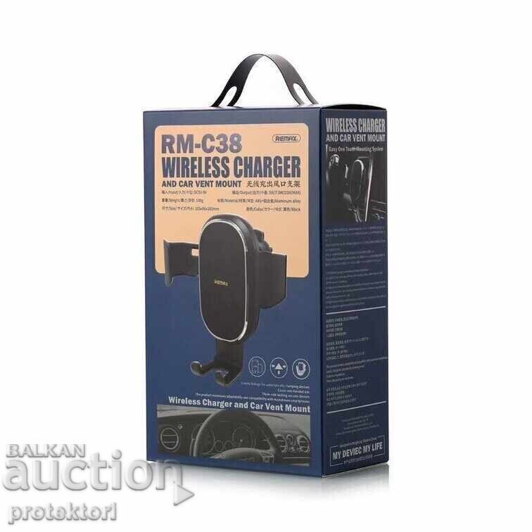 Universal Phone Stand RM-C38 with Wireless Charger Universal Phone Stand RM-C38 with Wireless Charger