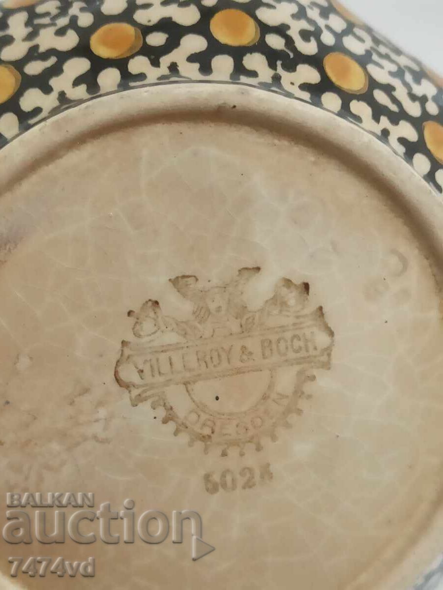 Villeroy & Boch Dresden 5025 ,съд за сосове 19 век 1874-1909 - 5