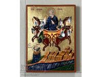 Icon of the Holy Prophet Elijah - hand-painted on wood St.