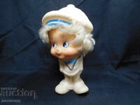 OLD RETRO SOC RUBBER TOY DOLL HOOLIN CHOCO SAILOR