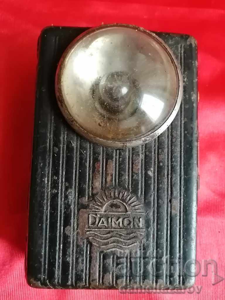 WW2 German Military Flashlights DAIMON Wehrmacht, Battery - 5 WW2 German Military Flashlights DAIMON Wehrmacht, Battery - 5