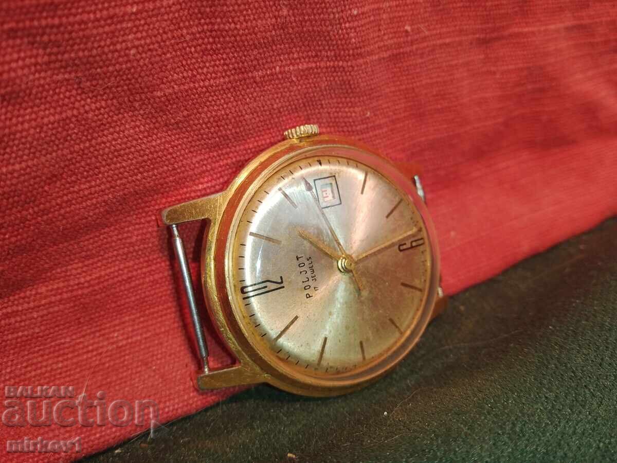 Livrarea Ceas de mână rusesc de colecție POLJOT Livrarea Ceas de mână rusesc de colecție POLJOT