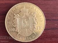 COIN 100 FRANCS 1856 GOLD FRANCE