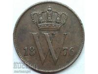 Olanda 1 cent 1876 Willem III 21 mm bronz