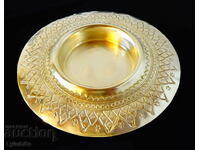 Vas de bronz antic, bol pentru nuci, cupă, scrumieră