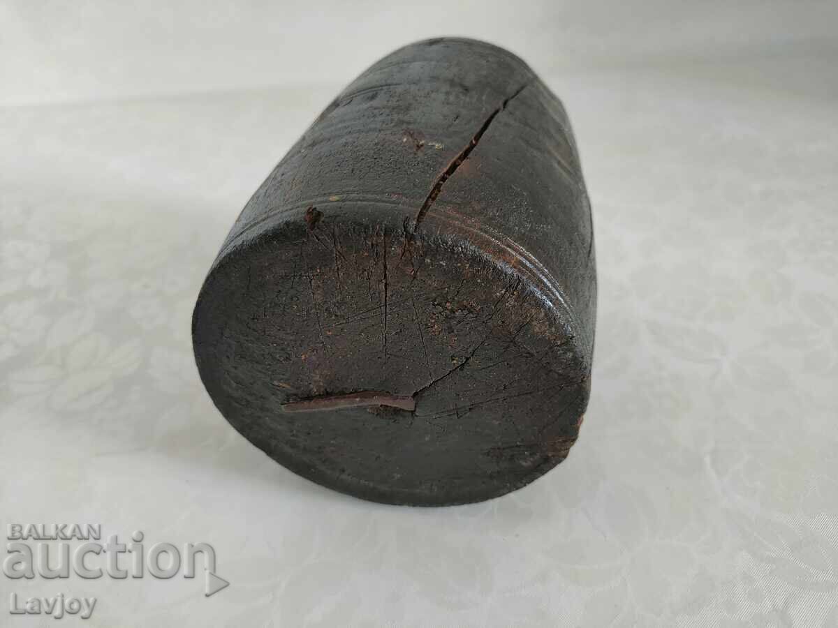 Old wooden mortar - 6