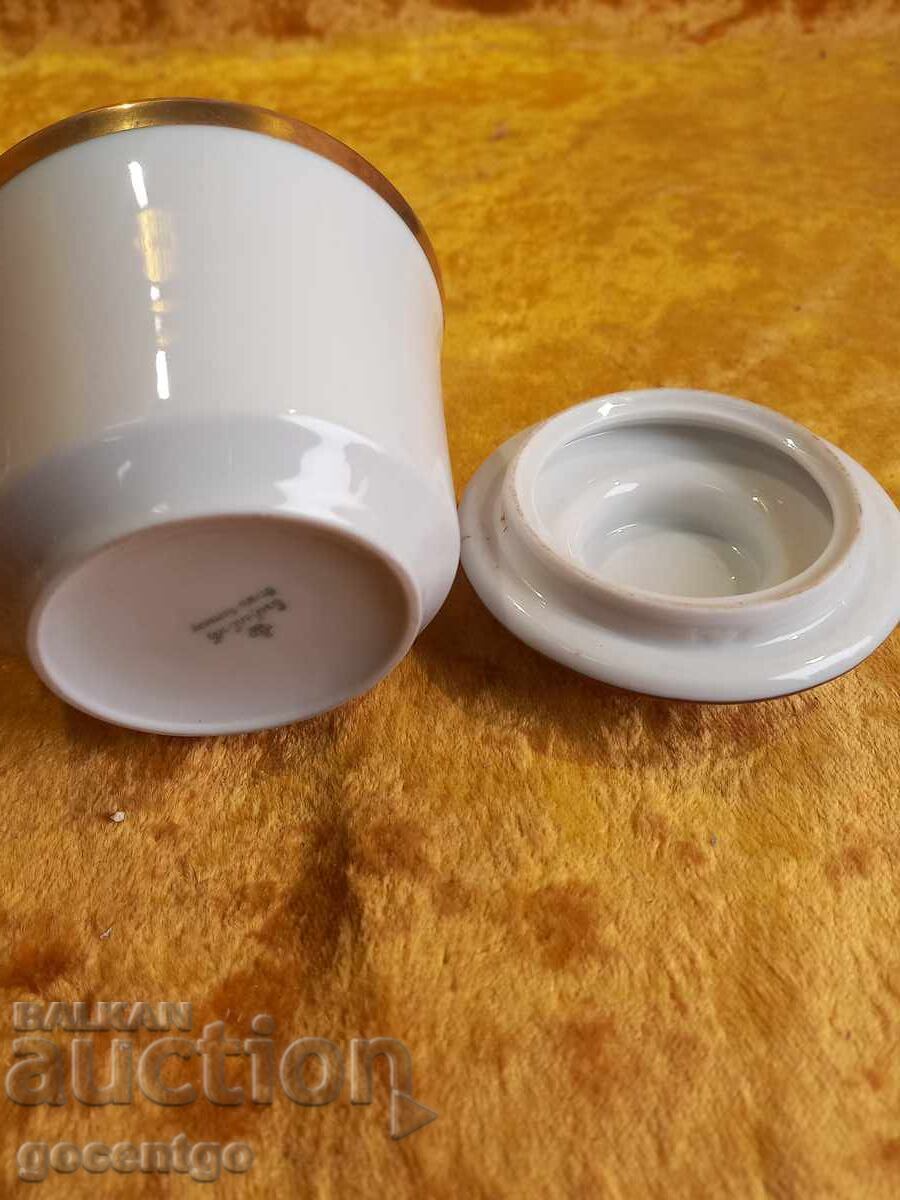 Sugar bowl. Marking Gilded Germany with price 7.50 BGN | € 3.83