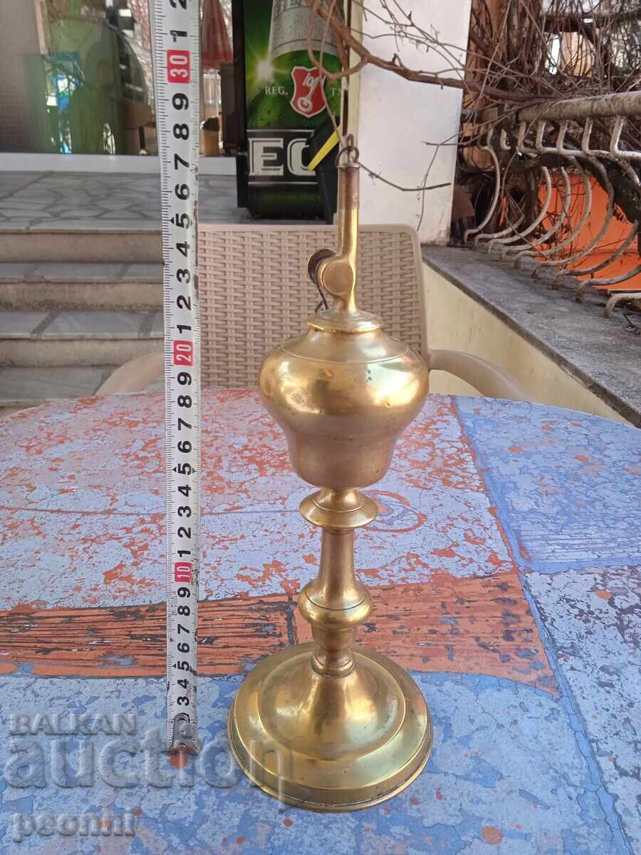 Old bronze gas lamp Old bronze gas lamp