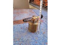 Old bronze gas lamp - burner