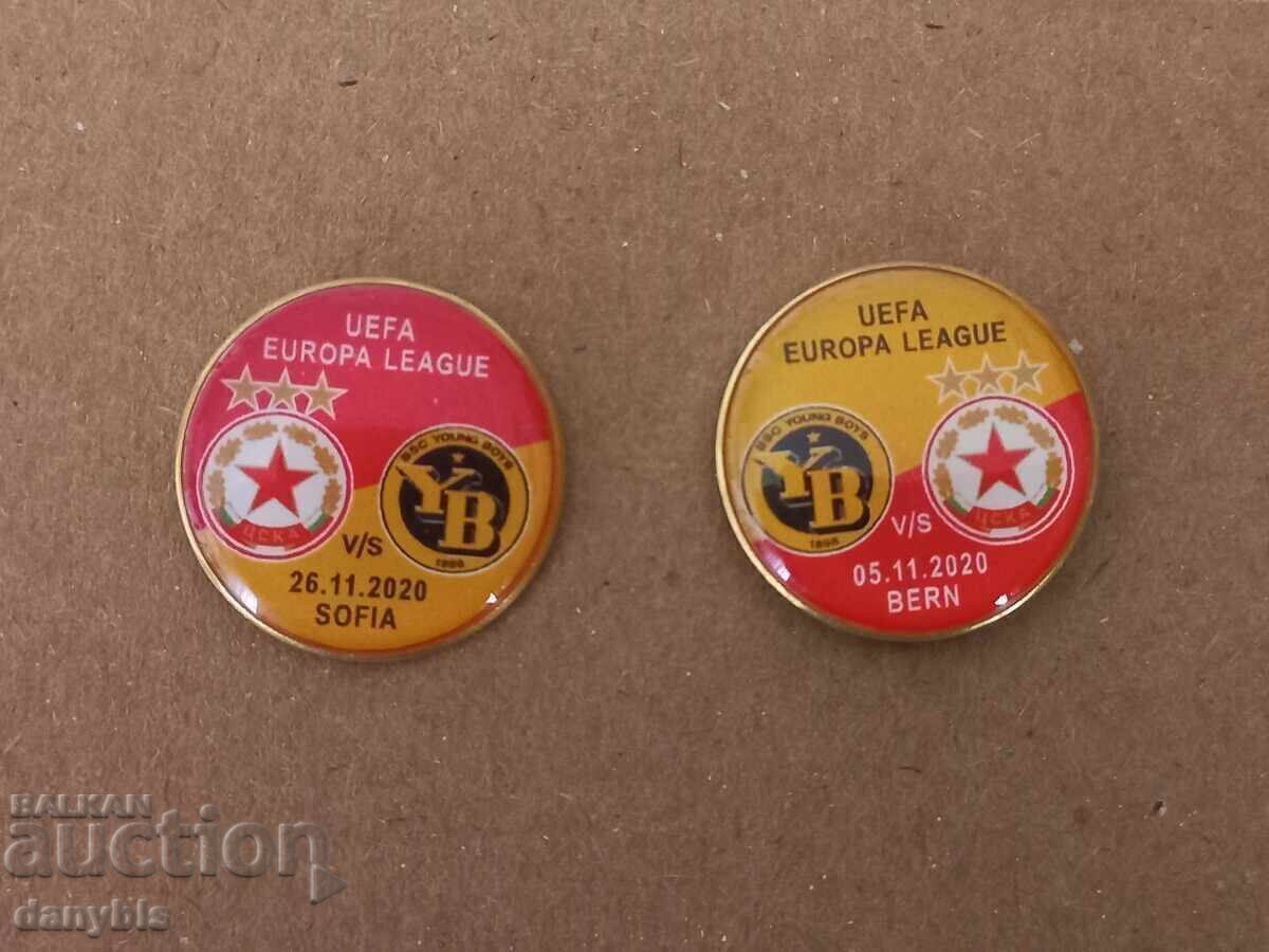 Football badges - CSKA - Young Boys 2020 Football badges - CSKA - Young Boys 2020