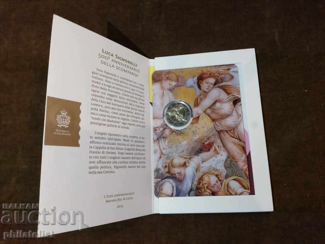 San Marino 2023 - 2 euros - Luca Signorelli / Signorelli BU with price 93.00 BGN | € 47.55 San Marino 2023 - 2 euros - Luca Signorelli / Signorelli BU with price 93.00 BGN | € 47.55