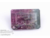 Two-tone watermelon tourmaline 1.83ct octagon cut