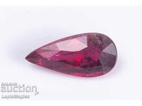 Rubellite Pink Tourmaline 1.53ct Drop Cut