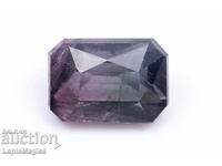 Two-tone violet tourmaline 1.85ct octagon cut